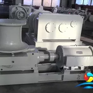 Yacht Horizontal Electric Motor Mooring Rope Capstan