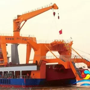 40T Hydraulic Shipboard Gantry Crane for Deepwater Pipelay Vessel