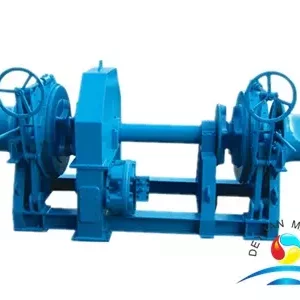 Marine Hydraulic Anchor Windlass with Double Gypsy and Warping End