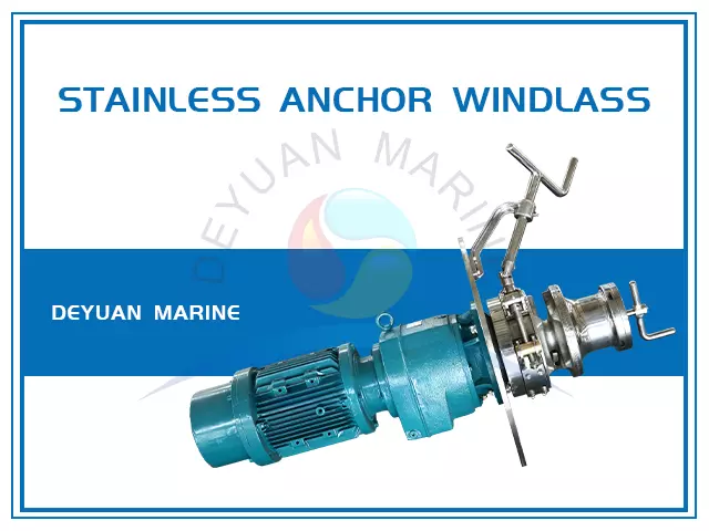 316L Stainless Steel Boat Electric Vertical Anchor Windlass with Capstan