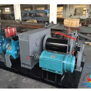 Electric Motor And Diesel Engine Dual Power Driven Marine Towing/Mooring Winches