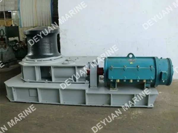 30/60KN Electric Driven Completely Above Deck Mounted Mooring Rope Capstan