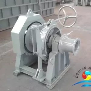 Hydraulic/Electric Single Drum Mooring Winch Warping End