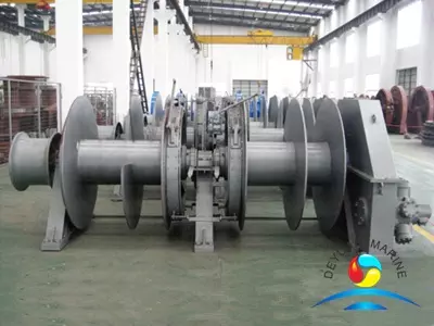 Double Split Drum Hydraulic Mooring Winch