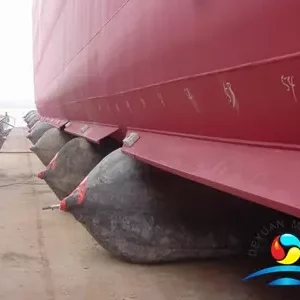 Marine Natural Rubber Ship Launching Airbags With Different Cord Layers