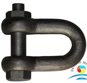 European Type Large Bow Safety Threaded Pin Crane Shackle Galvanized