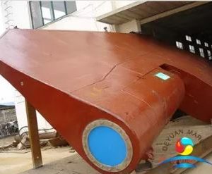 Alloy Steel Hight Quality Marine Fishtail Rudder For Vessel