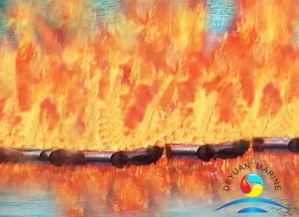 Oil Terminal Fireproofing PVC Boom