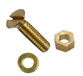 Brass Countersunk Slotted Machine Screws