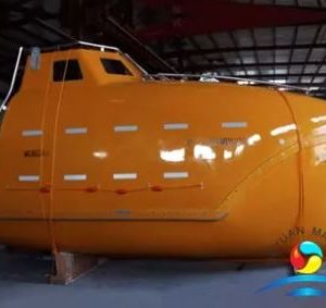 SOLAS Approval 4.9M Freefall Lifeboat With Launching Davit