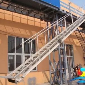 22800mm Aluminium Telescopic Accommodation Ladder With ABS Approval For Ship