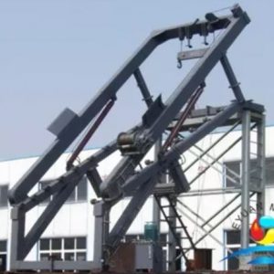 Release System Free-Fall Davit For Totally Enclosed Free-fall Lifeboat SOLAS Standard