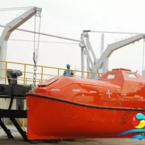 Marine ABS Approval Crane Professional Gravity Luffing Arm Type Davit