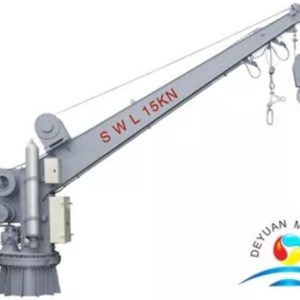 21KN Single Arm Slewing Life Raft Davit Crane For Rescue